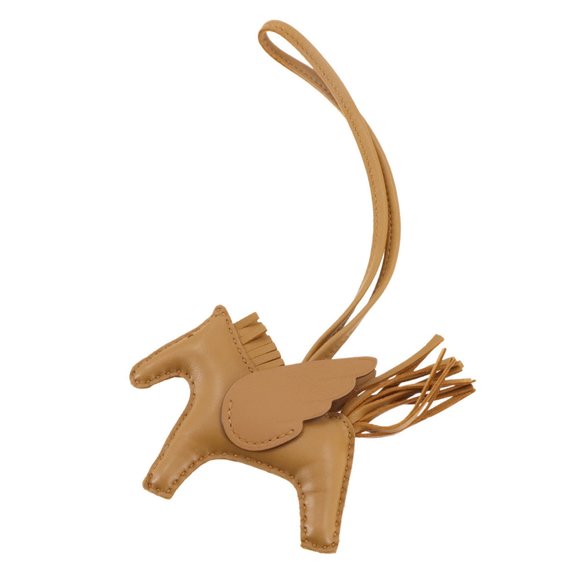 Hermes Hermès Rodeo Pegasus PM Bag Charm, Aneu Milo Sesame, B Stamp, - Picture 1 of 6